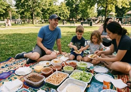 5. Taco Bar Picnic Adventure