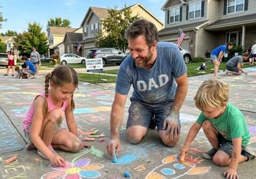 6. Sidewalk Chalk Art Battle