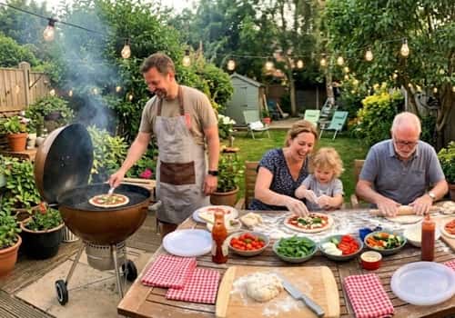7. DIY Pizza Grill Party