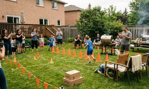 7. Father's Day Obstacle Course