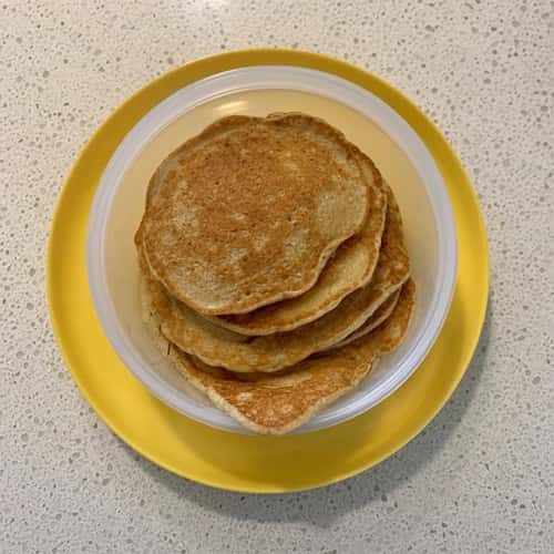 7. Plain Mini Pancakes (Savoury-ish, No Syrup)