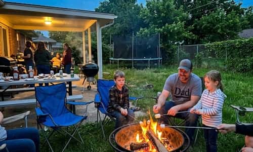 8. Backyard BBQ & Campfire Dessert Night