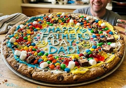 8. Dad's Favorite Candy Cookie Pizza