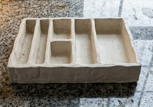 8. Mini Desk Organizer Tray With Divided Sections