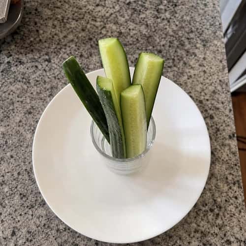 8. Plain Cucumber Spears