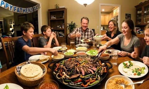 8. Steak Fajita Family Platter