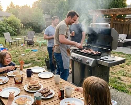 9. Backyard Breakfast-for-Dinner BBQ