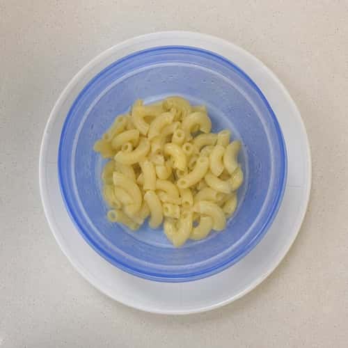 9. Plain Macaroni with Butter (Cold)