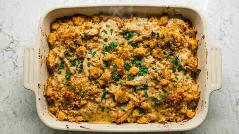 Angel Chicken Rice Casserole - featured