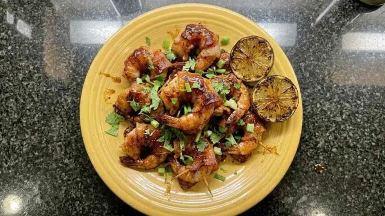 BBQ Bacon Wrapped Shrimp - featured