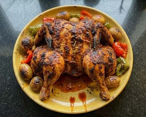 Backyard Style Peri Peri Chicken - completed