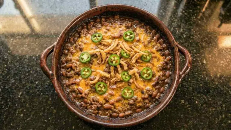 Baked Beans With Ground Beef - featured