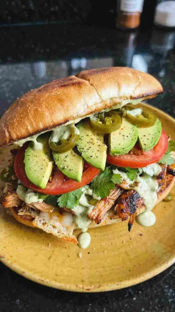 Chicken Torta Sandwich