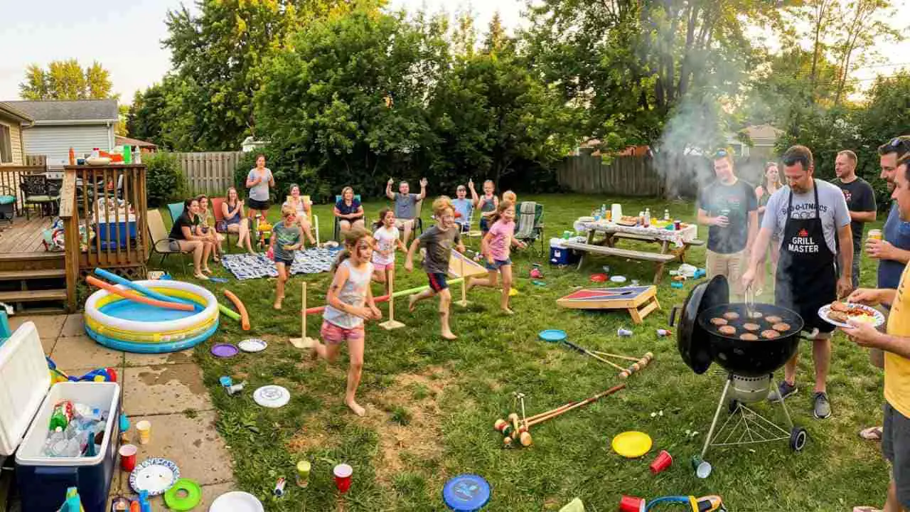 Father’s Day Backyard BBQ Party Ideas - featured