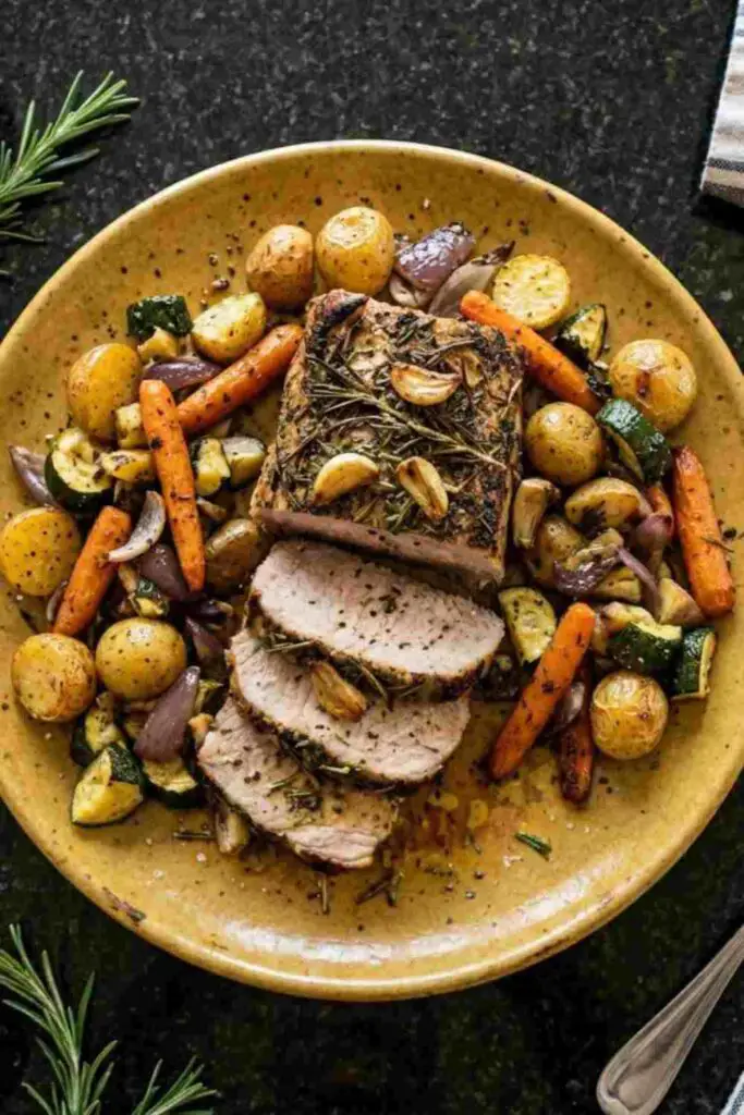 Garlic Herb Pork Loin