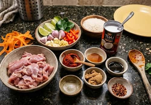 Ingredients Needed To Make Thai Curry Chicken