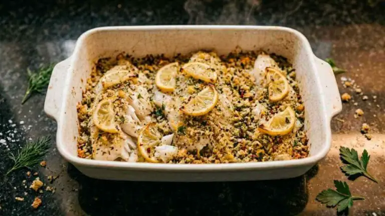Lemon Herb Haddock Recipe - featured