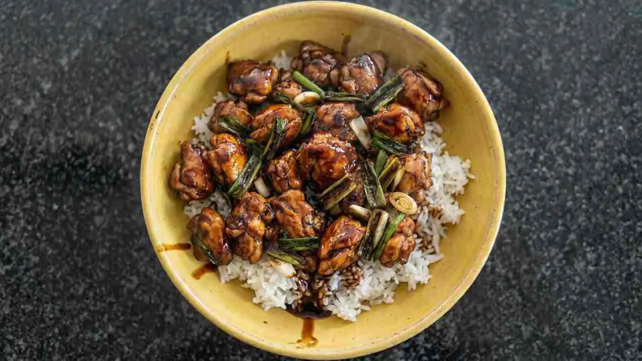 Mongolian Chicken Thighs - featured