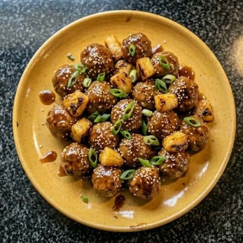 Pineapple Teriyaki Meatballs Recipe