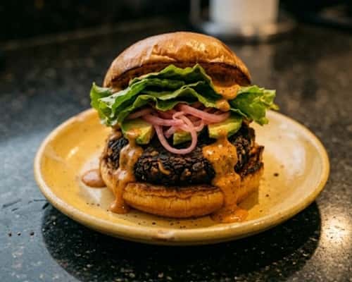 Spicy Black Bean Burger Recipe