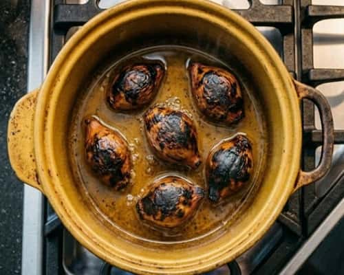 Step 1 - Char The Shallots First