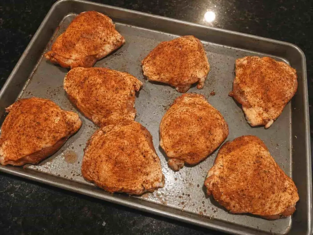 Step 1 - Dry and Season the Chicken