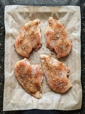 Step 1 - Flatten and Season the Chicken