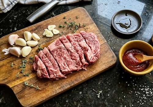 Step 1 - Freeze The Steak Slightly