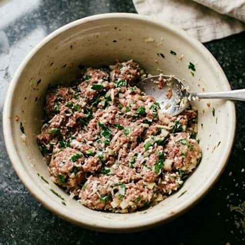 Step 2 - Build The Meatball Mixture