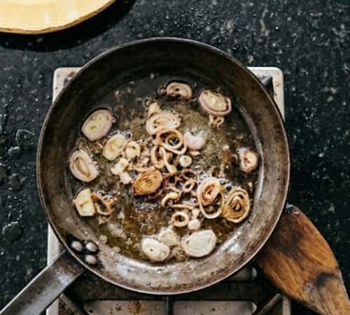 Step 2 - Crisp The Shallots