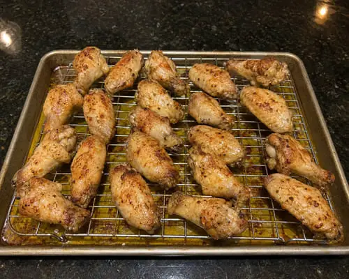 Step 3 - Baking the Wings Low First