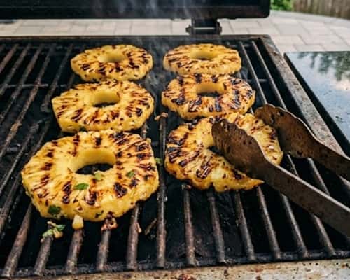 Step 3 - Prep The Grill And Pineapple
