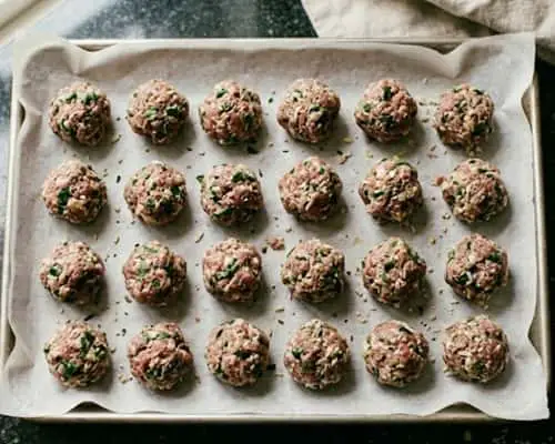 Step 3 - Roll The Meatballs