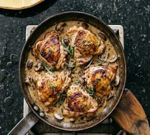 Step 3 - Sear The Chicken Until Deep Golden