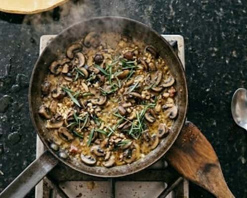 Step 4 - Build The Mushroom Rosemary Base