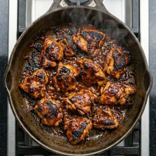 Step 4 - Cook The Chicken Until Slightly Crispy