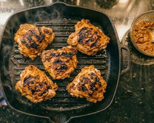 Step 5 - Cook The Chicken Until Slightly Charred
