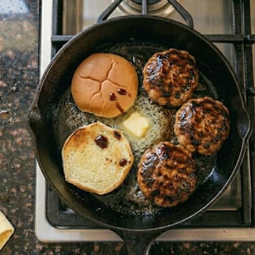 Step 6 - Toast the Burger Buns