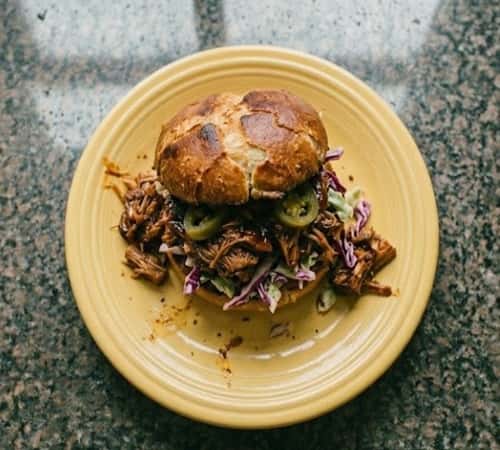 Step 7 - Assemble the BBQ Pulled Jackfruit Sandwich