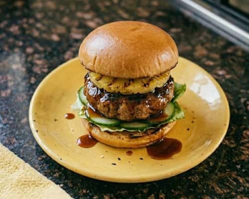 Step 7 - Build the Teriyaki Turkey Burger