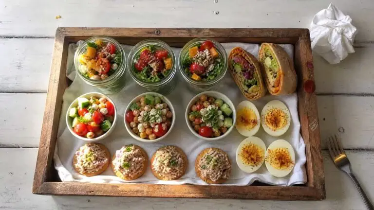 Summer High Protein Cold Lunches for Work - featured