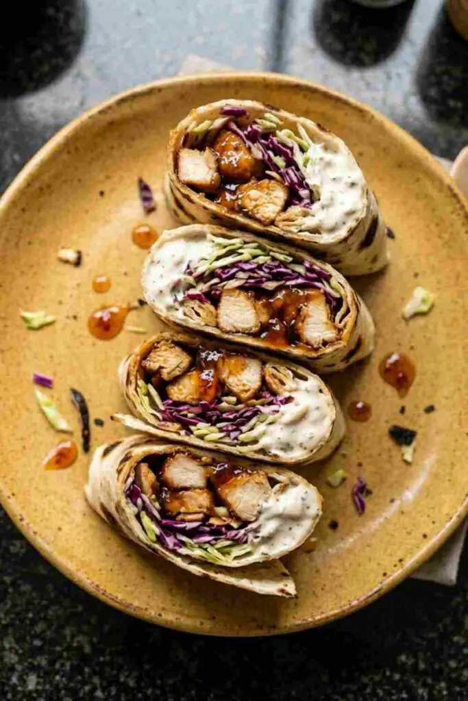 Sweet Chili Chicken Wraps