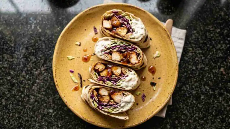 Sweet Chili Chicken Wraps - featured