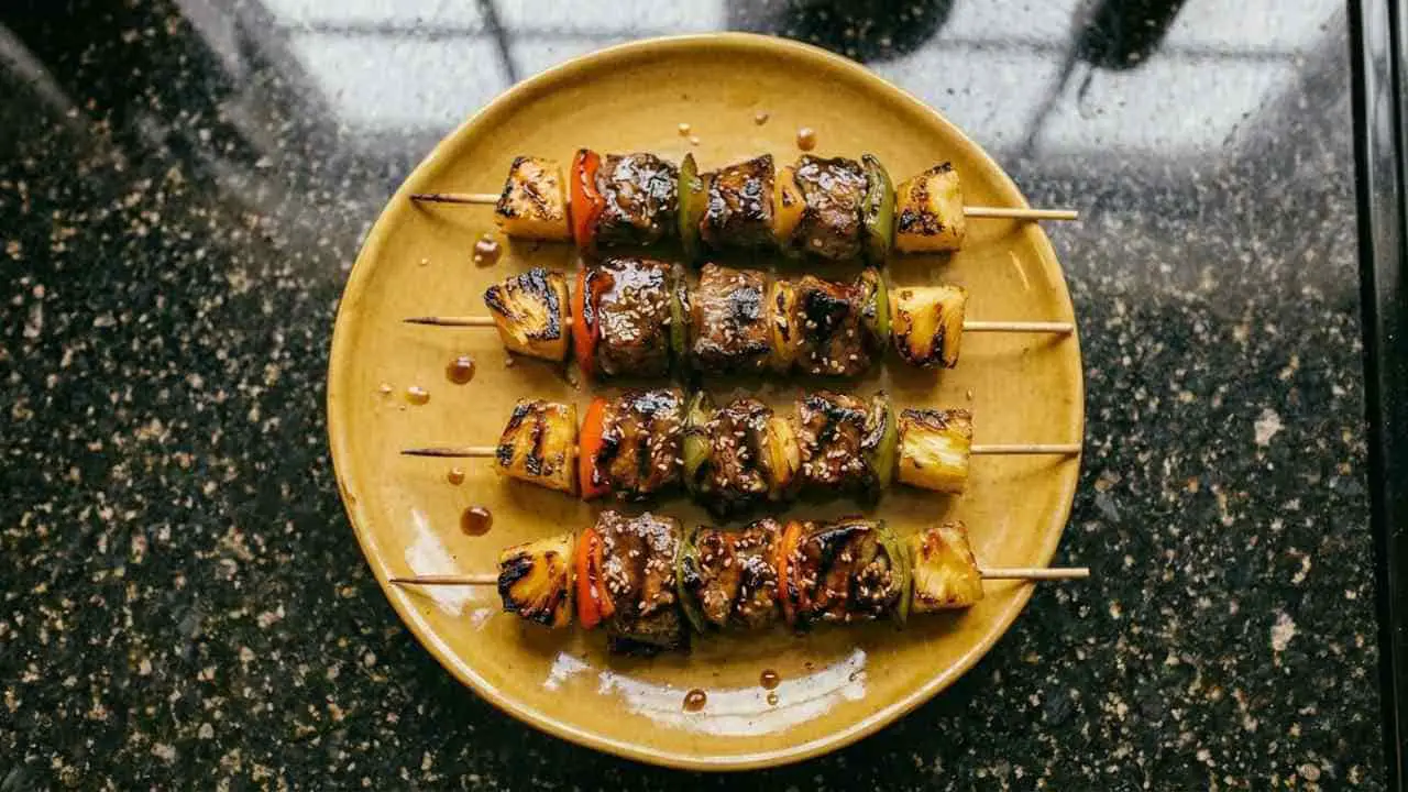 Teriyaki Beef Kabobs Recipe - featured