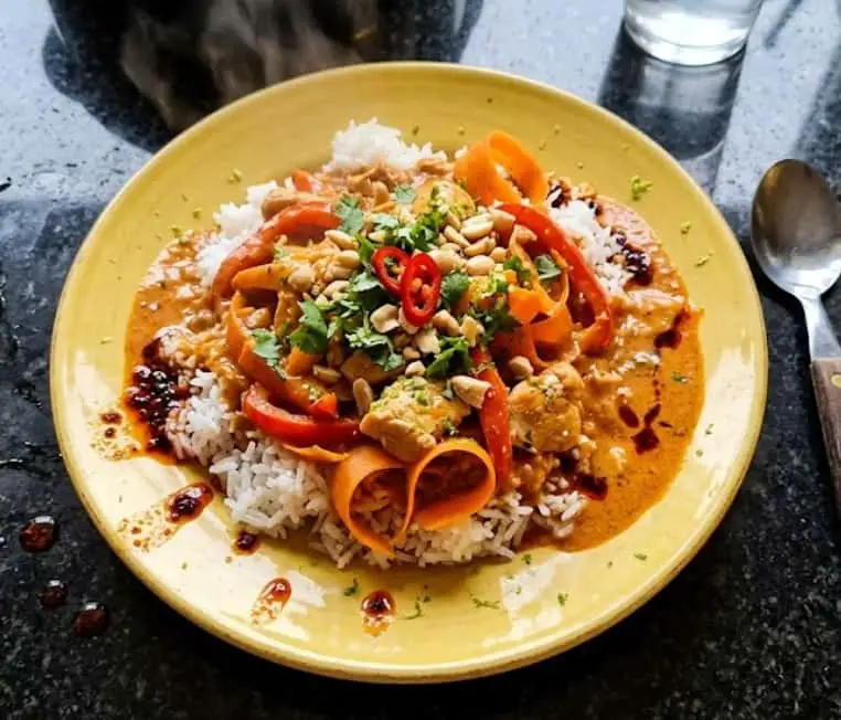 Thai Curry Chicken Recipe - completed