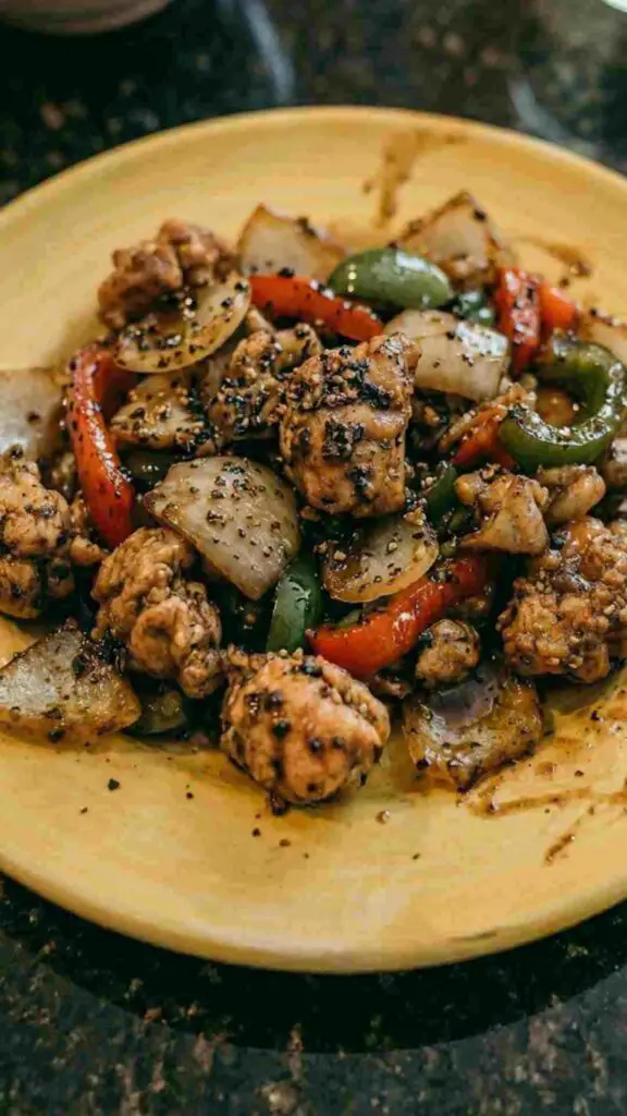 black pepper chicken