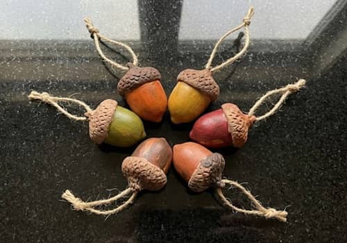 1. Woodland Story Acorn Shelf Charms
