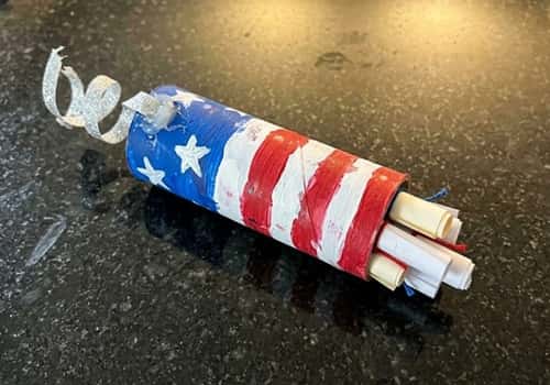 10. Firecracker Message Capsule Keepsake