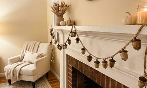 10. Heirloom-Inspired Acorn Garland