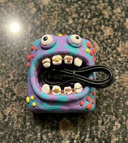 10. Monster Mouth Cable Organizer
